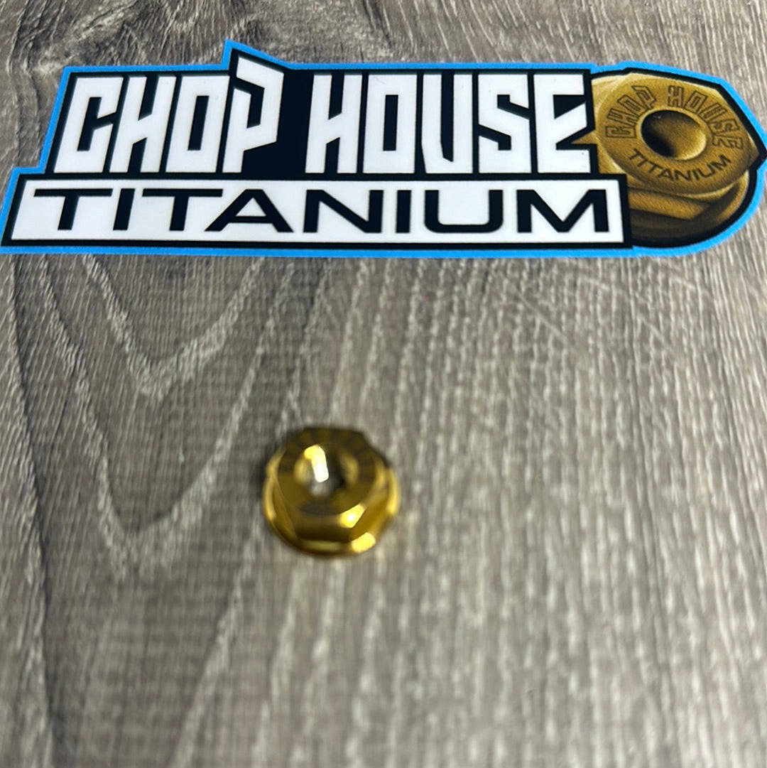 Gold Chop House Titanium Lug 1/4-28