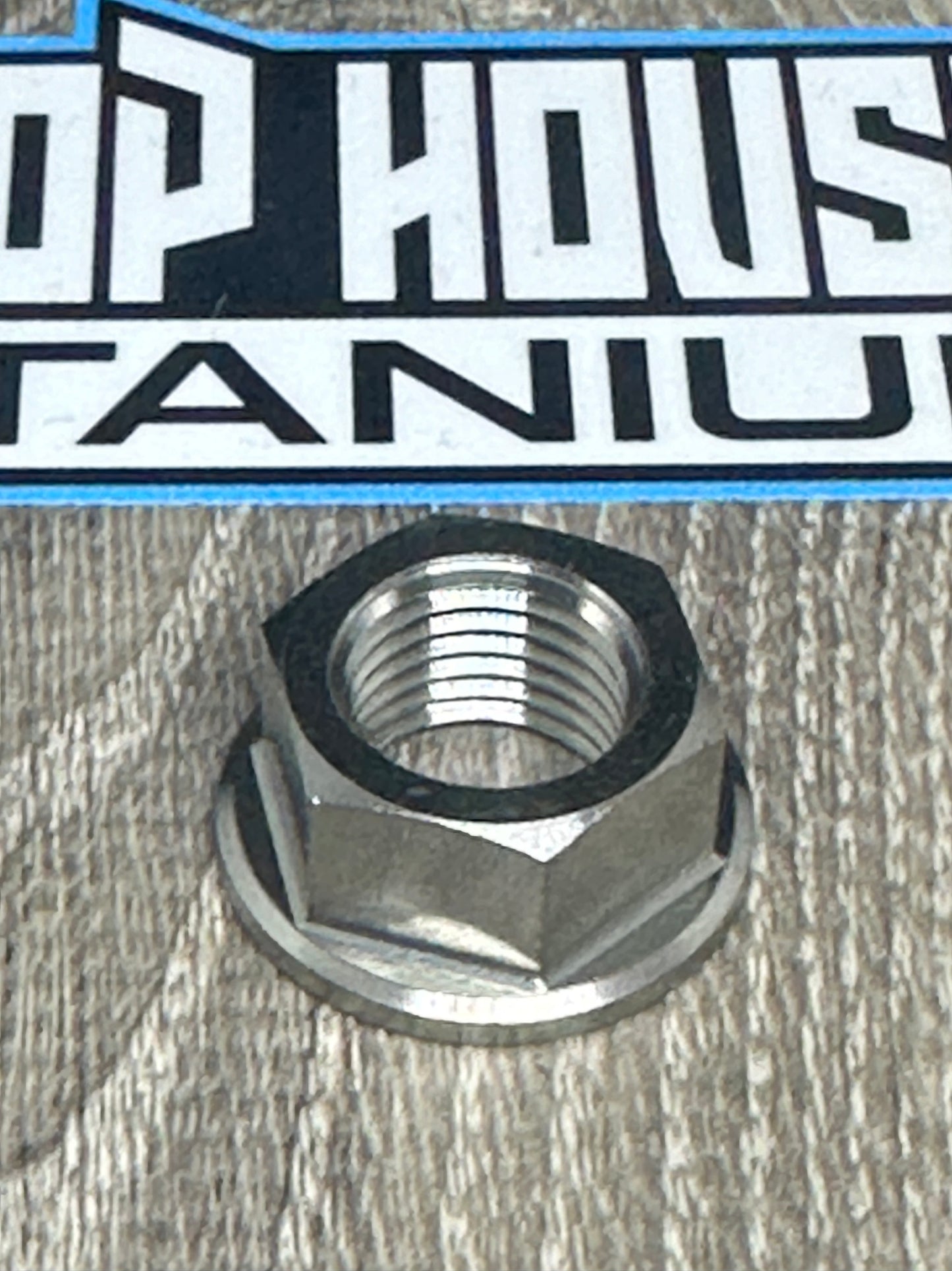 (1) Trick Titanium Flywheel Nut- Clone, Honda, Predator