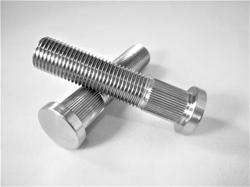 M12-1.25 X 54MM KNURLED WHEEL STUD