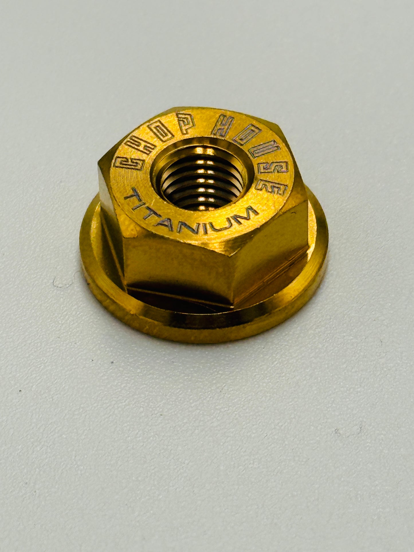 Gold Chop House Titanium Lug 1/4-28