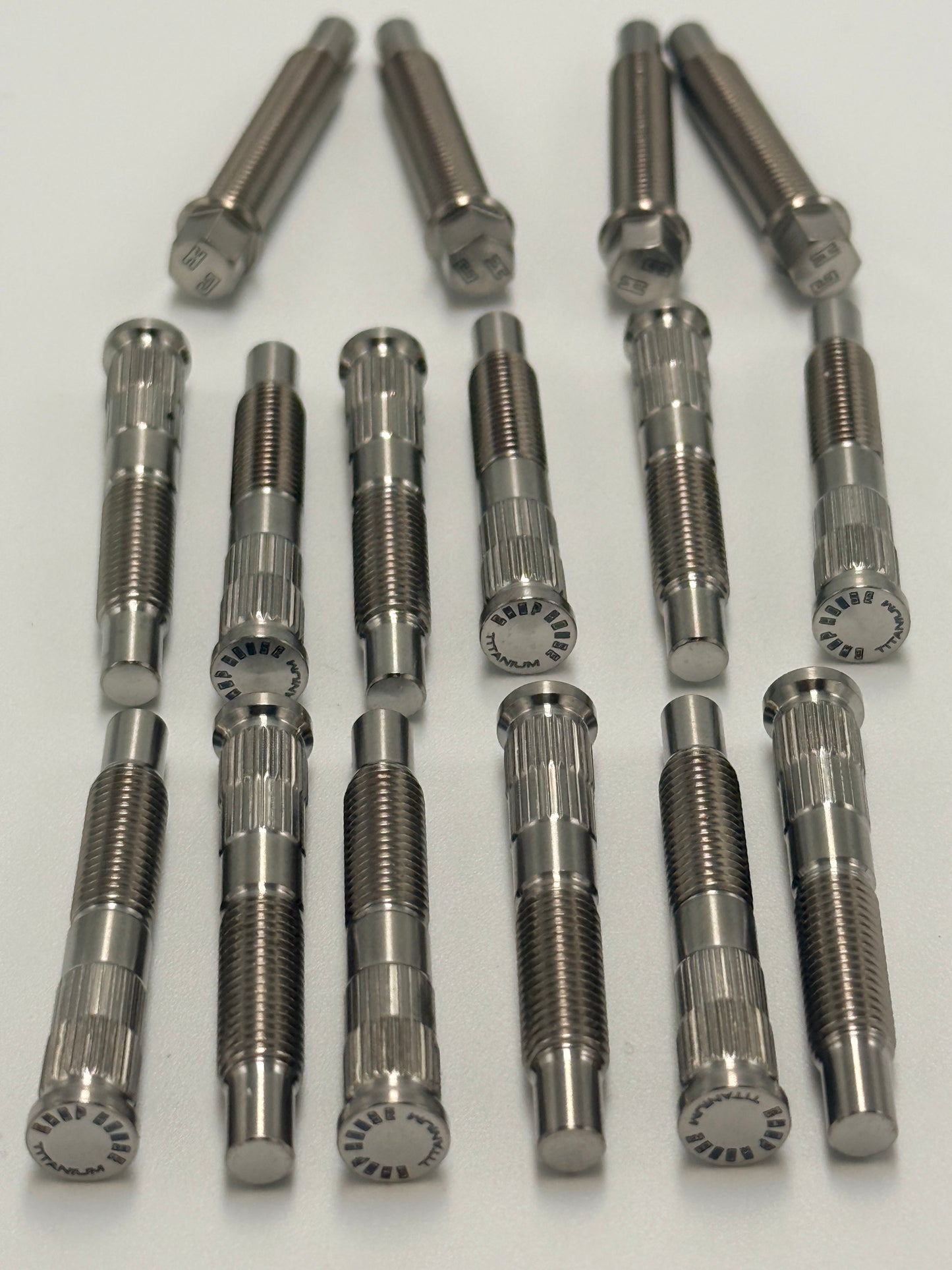 16-  1/4-28 Press in Stud Titanium Kit/ Chop House Titanium