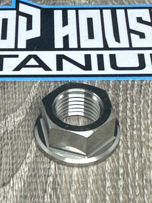 (1)  Trick Titanium Flywheel  Nut- Clone, Honda, Predator