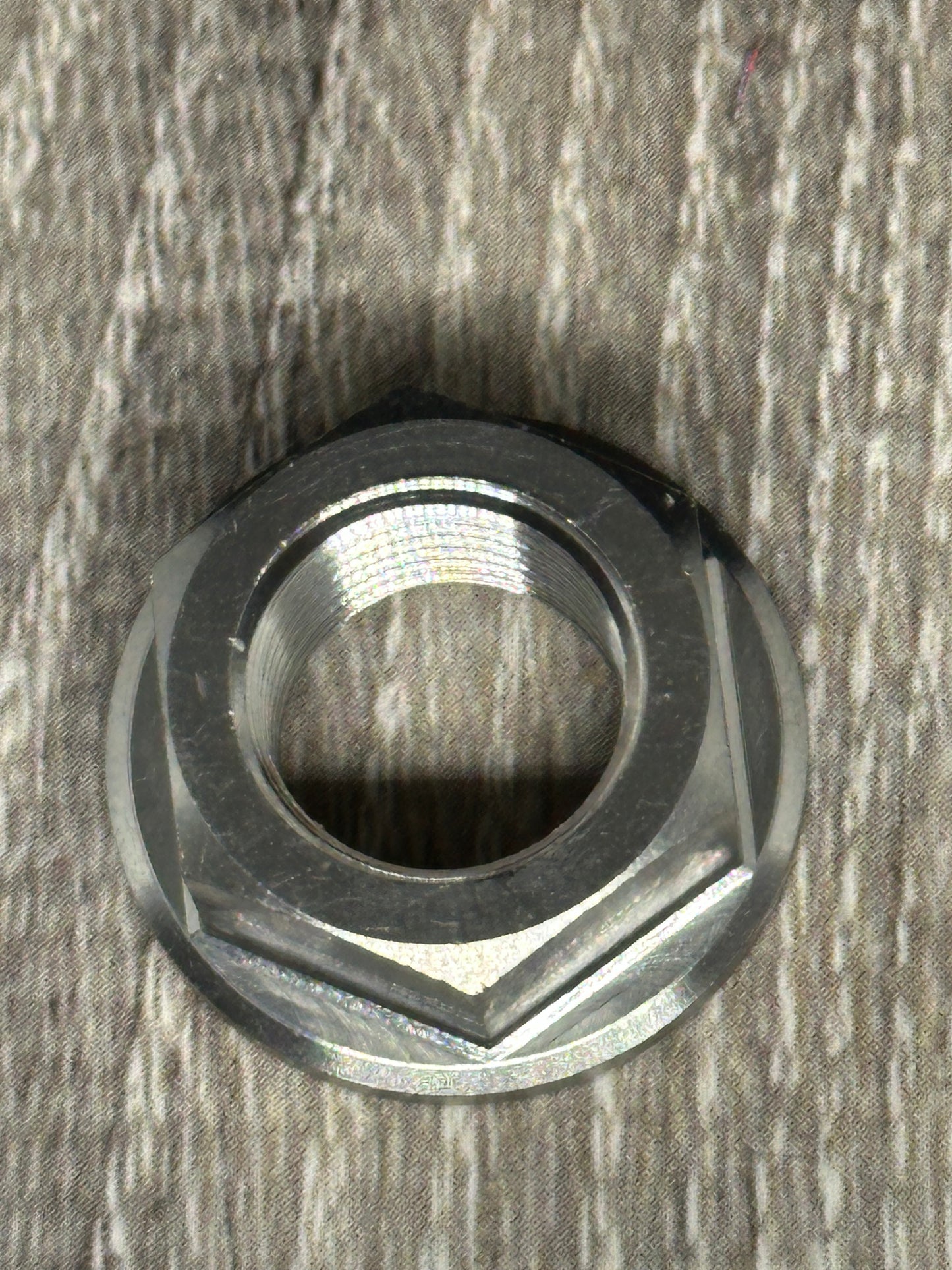 (1)  Trick Titanium Flywheel  Nut- Clone, Honda, Predator