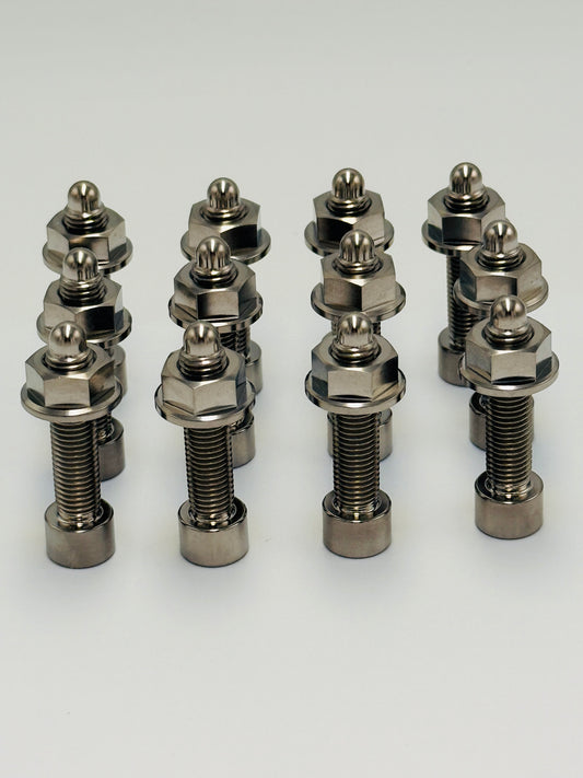 5/16-24 Titanium Stud & Nut Kit