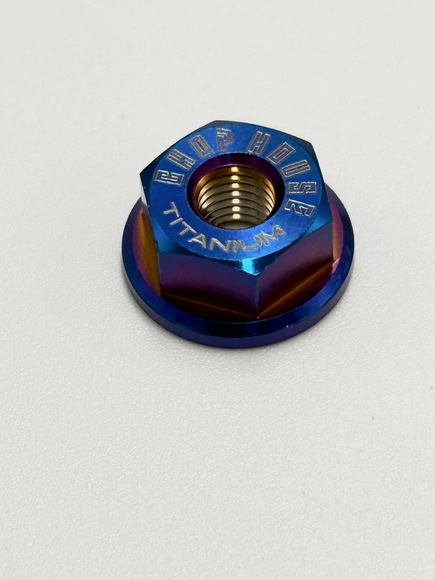 Chop House Burnt Blue Titanium Lug 1/4-28  Kit of 16