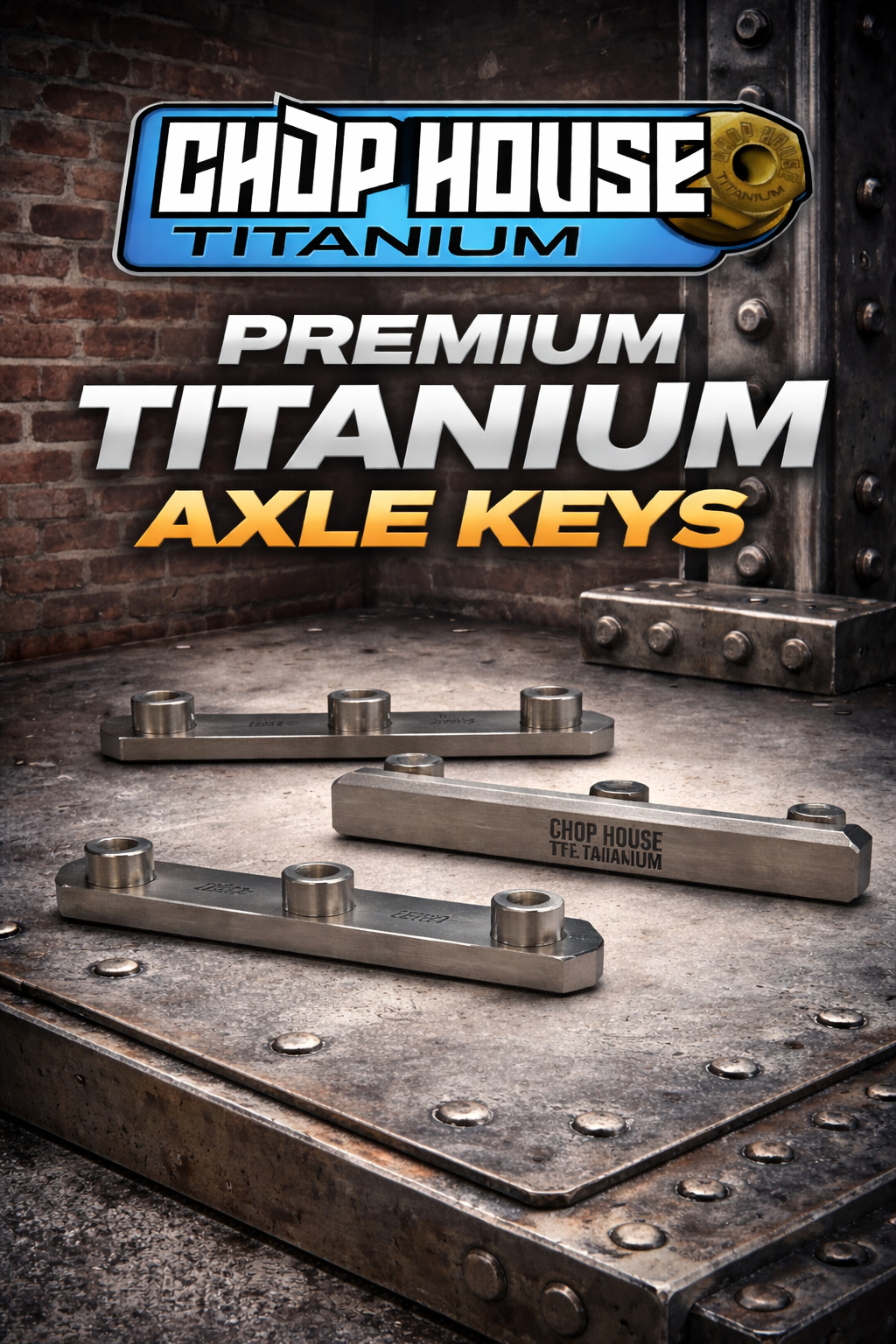 Charger/Premier/Studed Titanium Best Damn Key Stock